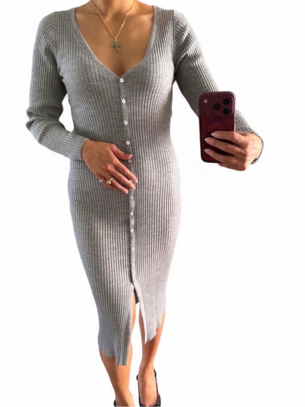 Aritzia Long sleeve sweater dress - winter dress